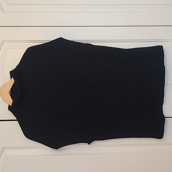 Vince Ribbed Wool and Cashmere Sleeveless Tunic Sweater Vest Mock Neck Size XS - Picture 2 of 11